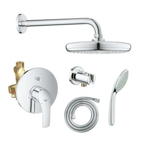 Душевая система GROHE Eurosmart с  верхним душем Euphoria Cosmopolitan 200, хром (124440)