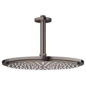 Верхний душ GROHE Rainshower с потолочным кронштейном, темный графит глянец (26067A00)