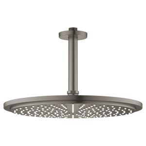 Верхний душ GROHE Rainshower с потолочным кронштейном, темный графит матовый (26067AL0)
