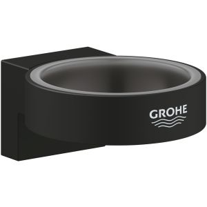 Держатель для стакана/дозатора жидкого мыла GROHE Selection, фантомный чёрный (41217KF0)